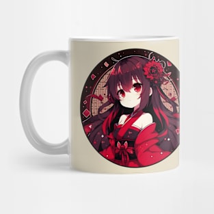 Japanese Anime red Mug